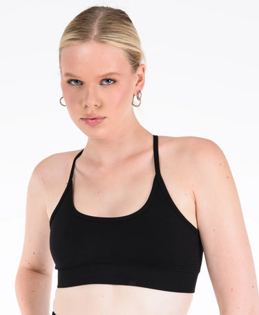 Core Ayar Askılı Seamless Bralet #renk_siyah