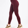 Form Seamless Desensiz Düz Spor Tayt #renk_bordo